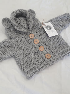 Bear Hoody - Wool - Mustard