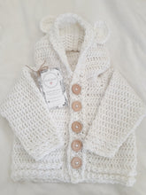 Load image into Gallery viewer, Bear Hoody - Wool - Fawn