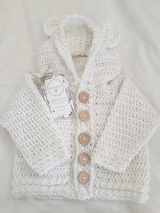 Bear Hoody - Wool - Fawn