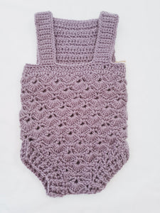 Harper Romper - Dusky Lavender