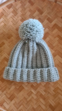 Load image into Gallery viewer, Pom Pom Beanie - Duck Egg