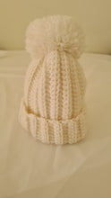 Load image into Gallery viewer, Pom Pom Beanie - Snow